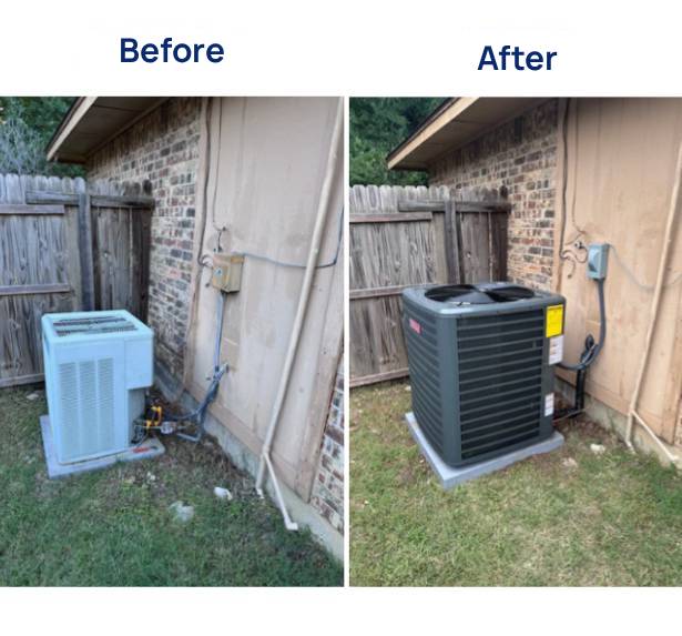 Complete system upgrade with new condenser.